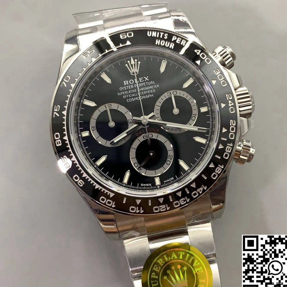 Bezel Rolex VS Daytona Movement M126500LN-0002 Factory Black 4131 Cosmograph 0517